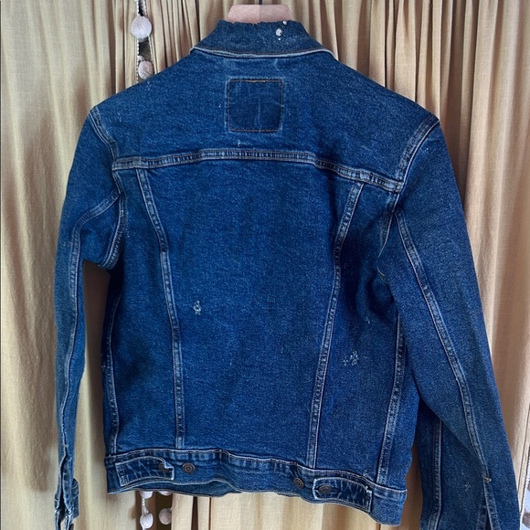 Levi's Dark Blue Denim Jacket - Picture 4 of 5
